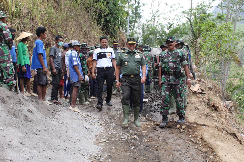 Tim Wasev Mabesad Kunjungi TMMD Reguler Ke 106 Kodim Jepara